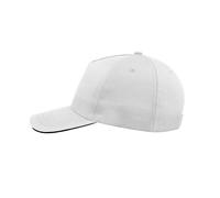 Baseball cap Atlantis Headwear Start Five Sandwich Blanc 58 cm