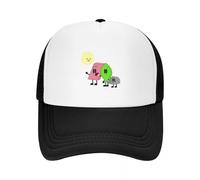 Baseball Cap BFDI Inanimate Insanity, All Characters 2 Fashion Mesh Adjustable Hip Hop Summer Unisex Baseball Hats