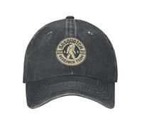 Baseball Cap Bigfoot Research Team Unisex Style Sasquatch Distressed Denim Caps Hat Retro Outdoor Unstructured Soft Sun Cap Birthday