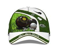 Baseball Cap Bowling Love Lawn Bowls Plain Baseball Cap Adjustable Hip Hop Cap Customised Solid Hats for Youth, Men, Ladies