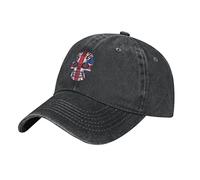 Baseball Cap British Flag Sugar Skull Baseballcap Leisure Dadhat Adjustable Trucker Cap for Fishing Travel Hunting