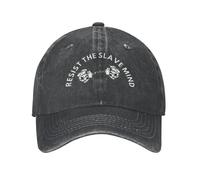 Baseball Cap Casual Resist The Slave Mind Unisex Style Distressed Denim Andrew Tate Top G Outdoor Workouts Hat