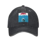 Baseball Cap Custom Unisex Cotton Jaws Adult Horror Movie Adjustable Dad Hat for Men Women Hip Hop Snapback Hatsbirthday Gift