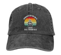 Baseball Cap Discuss Sea Shanties Sports Cap Washed Sandwich Hats Low Profile Dad Hat for Outdoor Running Hiking