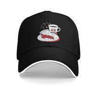 Baseball Cap Drink Sandwich Twin Peaks Enjoy Your Time Running Mens Custom Trucker Cap Womens Pool Party Dad