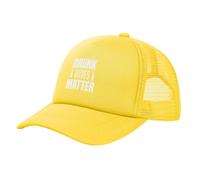 Baseball Cap Drunks Wives Matter Flatbrim Snapback Caps Vintage Baseballcaps Adjustable Baseball Hat for Travel Camping Fishing