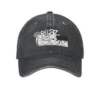Baseball Cap Fashion Gorillaz Punk Rock Baseball Caps Unisex Distressed Denim Washed Snapback Hat Outdoor Activities Unstructured Soft Caps Hat Gift