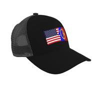 Baseball Cap Flag of The Comanche Nation and America Trucker Hats Breathable Baseballcaps Adjustable Flatbrim Snapback Caps for Running Travel Camping