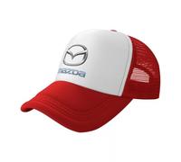 Baseball Cap for Mazda 5 II 2010-2015, Sports Cap Adjustable Cotton Breathable Sun Hat Outdoor Sports Casual Cycling Protection Unisex,Red