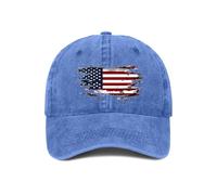 Baseball Cap for Men Women Striped Bhutan America Flag Women Caps, lightblue, One Size