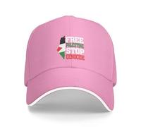 Baseball Cap Free Palestine Stop Genocide Sports Cap Adjustable Sandwich Hats Fashion Sun Visor Hat for Outdoor Office Hiking
