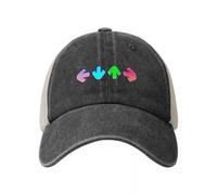 Baseball Cap Friday Night Funkin' Arrows Cowboy Mesh Golf Cap Hard hat Mens Women's Birthday Gift