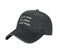Baseball Cap Fuck Me Like You Hate Me Sport Cap Casual Ball Cap Classic Trucker Caps for Activities Travel Golf