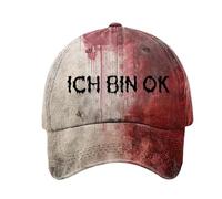 Baseball Cap, Funny Hat, Bloody Cap, Breathable Horror Baseball Hat with Thickened Tight, Adjustable Fit Activities for Outdoor Activities such as Hiking, Cycling, Camping, b, Siehe Beschreibung