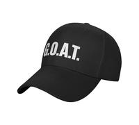 Baseball Cap G.O.A.T Trucker Hats Breathable Baseballhat Comfortable Flatbrim Snapback Caps for Cycling Travel Running