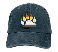 Baseball Cap Gay Bear Pride Paw Denim Hats Adjustable Trucker Hats Dad Cap