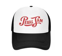 Baseball Cap Graphic Red Pearls Jams Letters Adult Mesh Baseball Cap for Men High Qualiy Trucker Hat Trend Sunscreen Hat Gift
