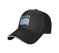 Baseball Cap Greek Greece Saying Flag Baseballcap Adjustable Sunhat Classic Trucker Hat for Activities Camping Fishing