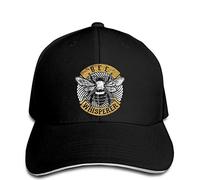 Baseball Cap Hip Hop Baseball Cap Funny Men's Hat Peaked Cap Black Bee Whispering Beekeeper Hat Honey Pollen Gift Men Sports Sun Hat Polo Style Birthday Gift