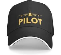 Baseball Cap Hip hop Sun Hat Fashion Unisex Born to Fly Pilot Dad Hats Pure Color Women's Cycling Caps Peaked Friendship Gift Birthday for Men Women Multicoloured
