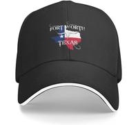 Baseball Cap Hip hop Sun Hat Fashion Unisex Fort Worth Texas Home of The Long Horn Gentleman's Wild Ball Men Women Caps Friendship Gift Birthday for Men Women Multicoloured