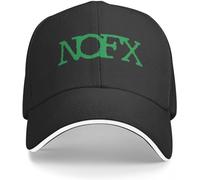 Baseball Cap Hip hop Sun Hat Green NOFX Logo Baseball Cap Luxury Hat Hat Man for The Sun Hats Baseball Cap Hat for Girls Men's