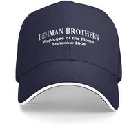 Baseball Cap Hip hop Sun Hat Lehman Brothers Employee of The Month September 2008Baseball Cap Mountaineering Fishing Hat Golf Hat Hats Woman Men's Birthday Gift for Men Women