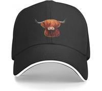Baseball Cap Hiphop Sun Hat Hairy Scottish Highland Cow Baseball Cap Bobble Hat Snap Back Hat Trucker Hats Hat Male Women's