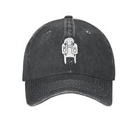 Baseball Cap Hiphop Sun Hat Radiohead Worn Washed Denim Baseball Caps Unisex Amnesiac Album Snapback Rock Outdoor All Seasons Travel Caps Snapback Birthday Gifts
