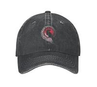 Baseball Cap Hiphop Sun Hat Viking 's Raven Baseball Cap Distressed Washed Headwear Unisex Outdoor All Seasons Travel Unstructured Soft Hats Cap Snapback Birthday Gifts
