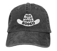 Baseball Cap Horse Art This Ain't My First Rodeo Sports Cap Sun Protection Trucker Hat Adjustable Baseball Hat for Hiking Climbing Gym