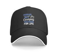 Baseball Cap Husband and Wife Cruising Partners for Life Funny Cruise Baseball Cap Streetwear Hat Men's Luxury Women's