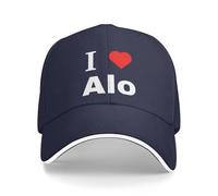 Baseball Cap I Love Alo Ventilation Hole Design Sandwich Hats Unisex Trucker Hat for All Seasons Hiking Gift