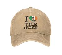 Baseball Cap I Love Heart The Irish Niall Horan Unisex Style Distressed Denim Hats Cap Vintage Summer Adjustable Fit Headwear Holiday Sports Gifts