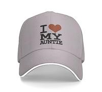 Baseball Cap I Love My Auntie Sun Visor Hat Classic Sandwich Baseball Cap Youth Outdoor Hats, for Golf, Hunting, Fishing