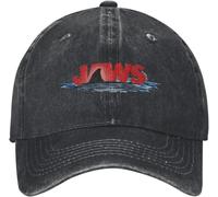 Baseball Cap Jaws 50Th Anniversary Movie Trucker Merch for Men Women Casual Headwear Cap Adjustable Gift Cool