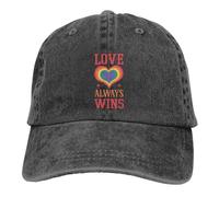 Baseball Cap Love Always Wins Sports Cap Casual Sun Visor Hat Low Profile Baseball Hat for Running Hiking Outdoor