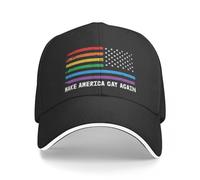 Baseball Cap Make America Gay Again - Gay Pride Fishing Caps Sunfoam Party Hats Beach Men's Hats Women's