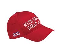 Baseball Cap Make England Great Again Britain English Pride Unisex Men Women Hat, One Size, Red
