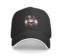 Baseball Cap Manga Baseball Cap Hu Tao Street Style Trucker Hat Summer Unisex Outdoor Sport Custom Baseball Caps