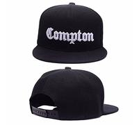 baseball cap Mens COMPTON Snapback Hats Bone Gorras Snapbacks COMPTON Hip Hop Baseball Cap For Adult adjustable,black white