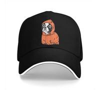 Baseball Cap Multicolor Protective Hat Visor for Women Boston Terrier Orange Hood French Bulldog Frenchie Dog Pico Cap Gift