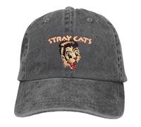 Baseball Cap Music Band Stray Cats Unisex Style s Distressed Denim Hat Classic Workouts Unstructured Soft Snapback Cap Gift