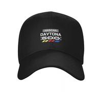 Baseball Cap NASCAR Daytona 500 Clothing & Accessories (for Dark Background) Hiking hat Fishing Cap Sports Cap Black