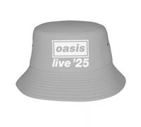 Baseball Cap O-Oasis Live 25 Tour Bucket Hats for Teen Travel Rock Band Sun Hat Fashion Foldable for Outdoor Sport Fishing Cap Panamka Holiday Sports Gifts