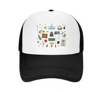 Baseball Cap Once Upon A Time Character Symbols and Icons Casual Mesh Adjustable Hip Hop Summer Unisex Baseball Hats