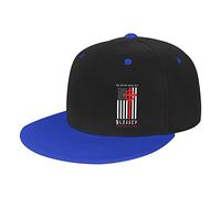 Baseball Cap One Nation Under God Blessed Patriotic American Trucker Hats Casual Baseballcaps Adjustable Denim Dad Hat for Cycling Travel Camping