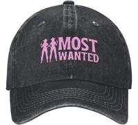 Baseball Cap Pink Most Wanted Cowboy Carter Unisex Retro Denim Washed for Men Cowboy Activities Camping Peaked Cap Gift Cool