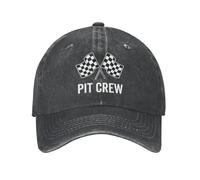 Baseball Cap Punk Cotton Race Car Pit Crew Checkered Flag for Women Men Adjustable Racing Sport Dad Outdoor Hat