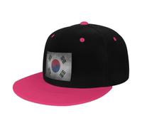 Baseball Cap Retro South Korea Flag 3D Print Trucker Hats Breathable Baseball Hat Fashion Dad Hat for Running Travel Cycling